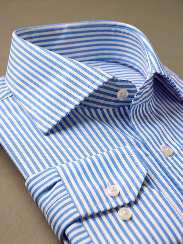 Camicia Riga Stretta – camicia da cerimonia uomo azzurro Dea Fea