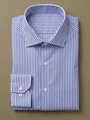 Camicia Riga Stretta – camicia da cerimonia uomo blu navy Dea Fea