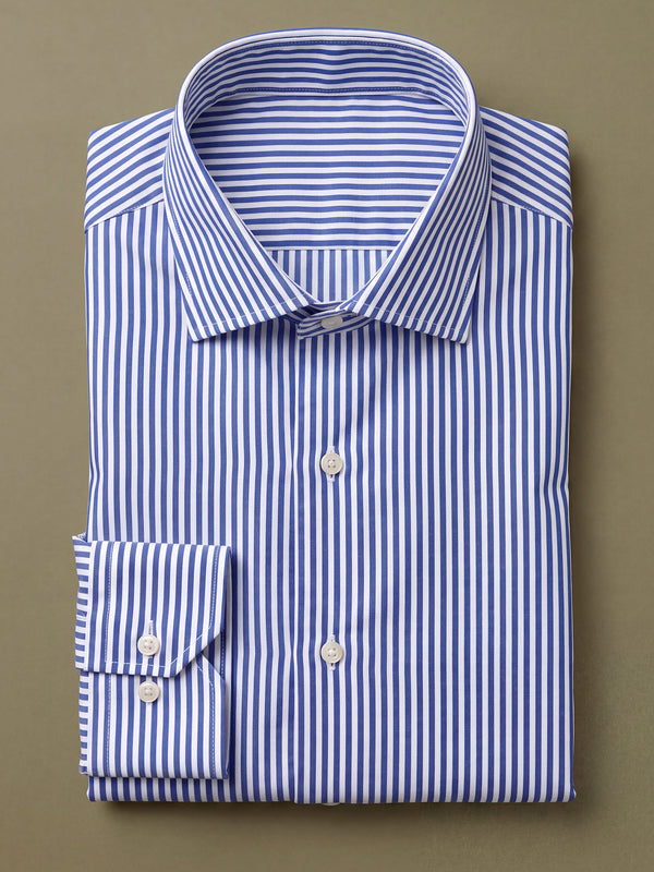 Camicia Riga Stretta – camicia da cerimonia uomo blu navy Dea Fea