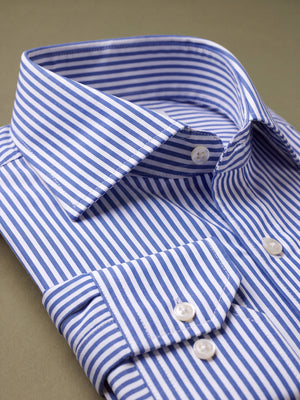 Camicia Riga Stretta – camicia da cerimonia uomo blu navy Dea Fea