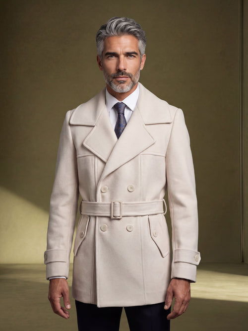 Cappotto Borghese – cappotto uomo panna Dea Fea