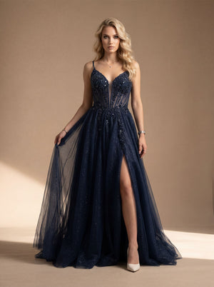 Colibri – abito da cerimonia donna blu navy Dea Fea