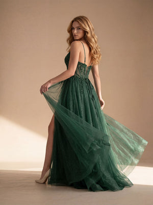 Colibri – abito da cerimonia donna verde scuro Dea Fea