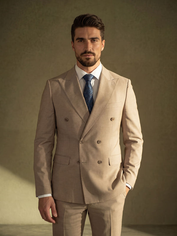 Jefe – abito da cerimonia uomo beige Dea Fea