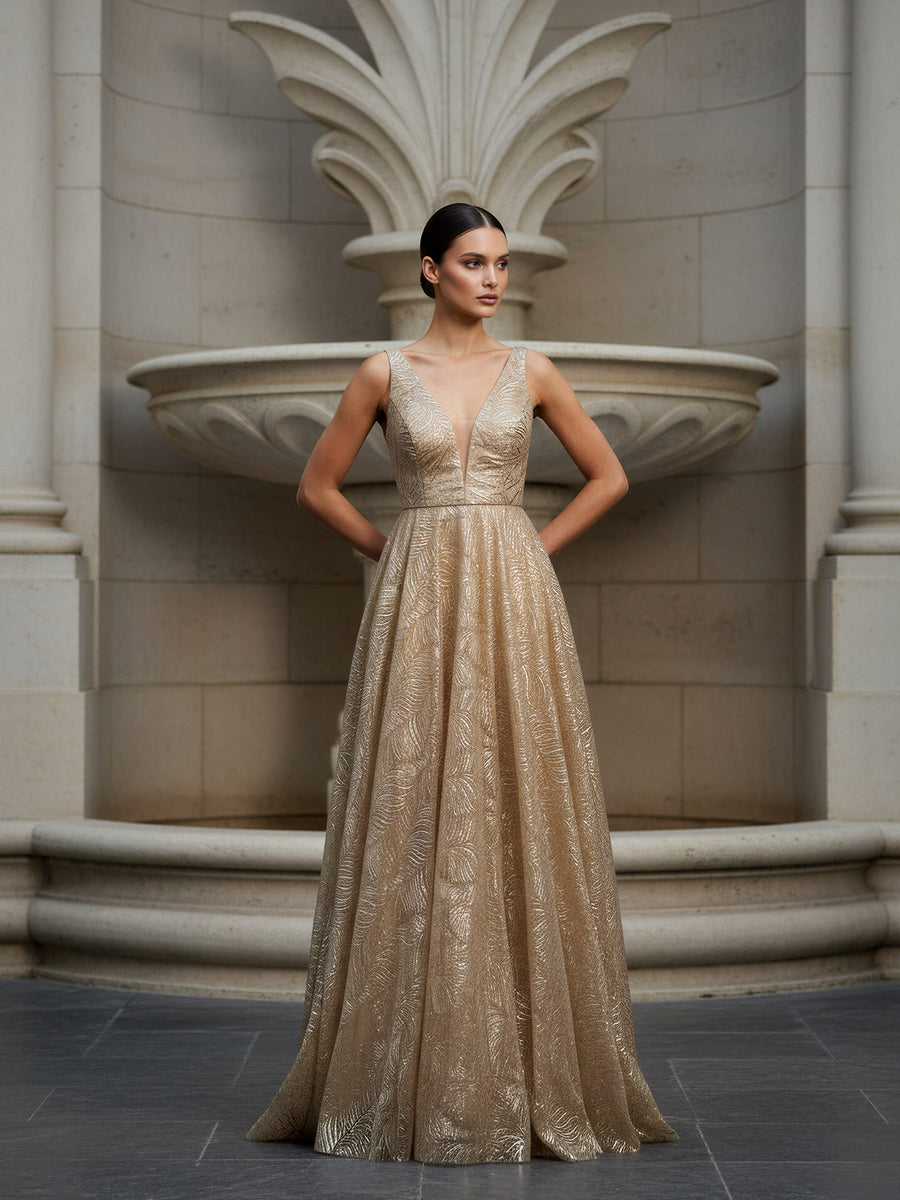 Maestà – abito da cerimonia oro Dea Fea
