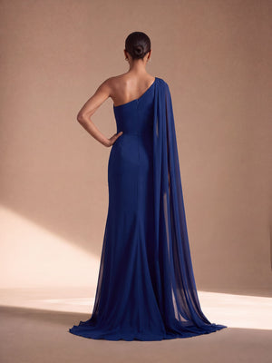 Malaguena – abito da cerimonia donna blu navy Dea Fea