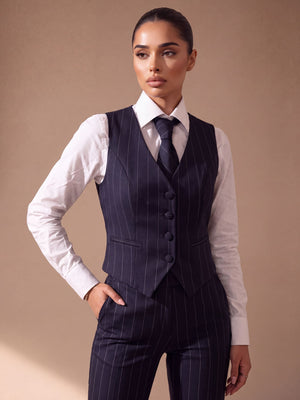 Meyer Lansky – tailleur da cerimonia donna blu navy Dea Fea