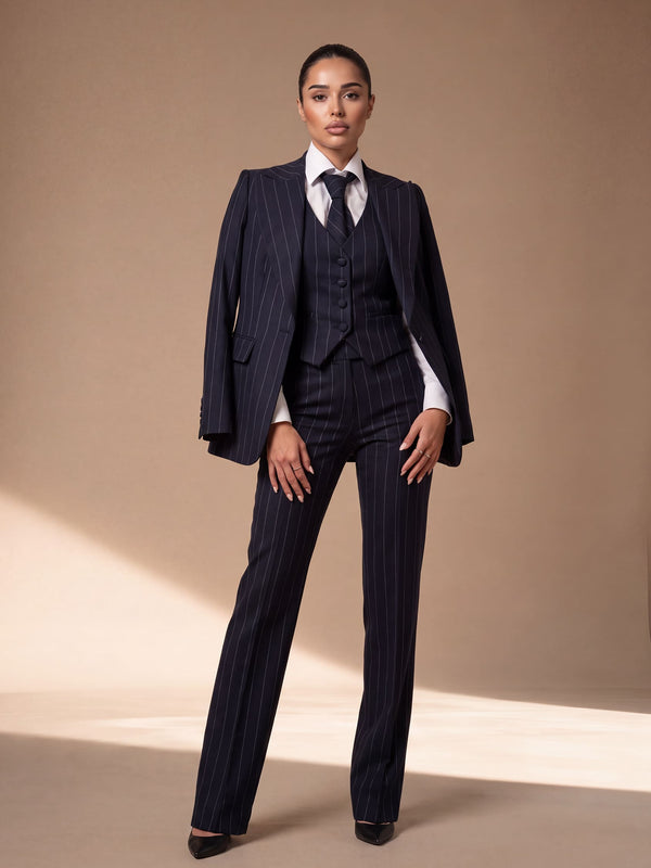 Meyer Lansky – tailleur da cerimonia donna blu navy Dea Fea