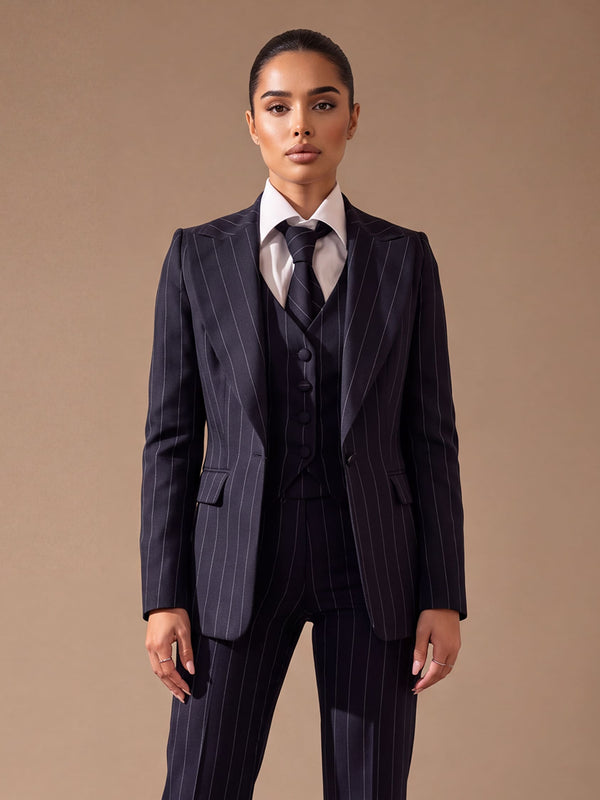 Meyer Lansky – tailleur da cerimonia donna blu navy Dea Fea
