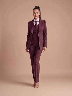 Meyer Lansky – tailleur da cerimonia donna bordeaux Dea Fea