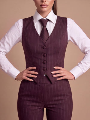 Meyer Lansky – tailleur da cerimonia donna bordeaux Dea Fea