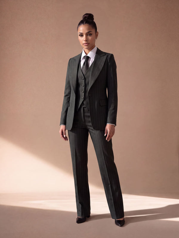 Meyer Lansky – tailleur da cerimonia donna verde bosco Dea Fea