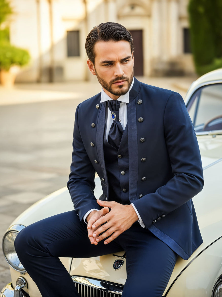 Montecristo – abito da cerimonia uomo blu navy Dea Fea