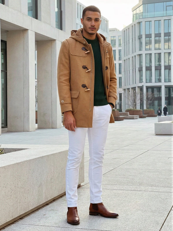 Montgomery – cappotto da cerimonia uomo cammello Dea Fea