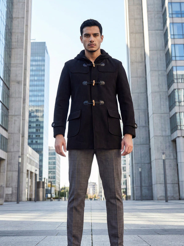 Montgomery – cappotto da cerimonia uomo nero Dea Fea