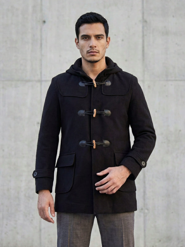 Montgomery – cappotto da cerimonia uomo nero Dea Fea