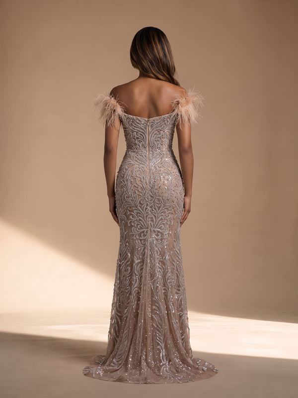 Oro Colato – abito da cerimonia donna oro colato Dea Fea