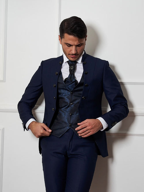 Ottocento – abito da cerimonia uomo blu navy Dea Fea