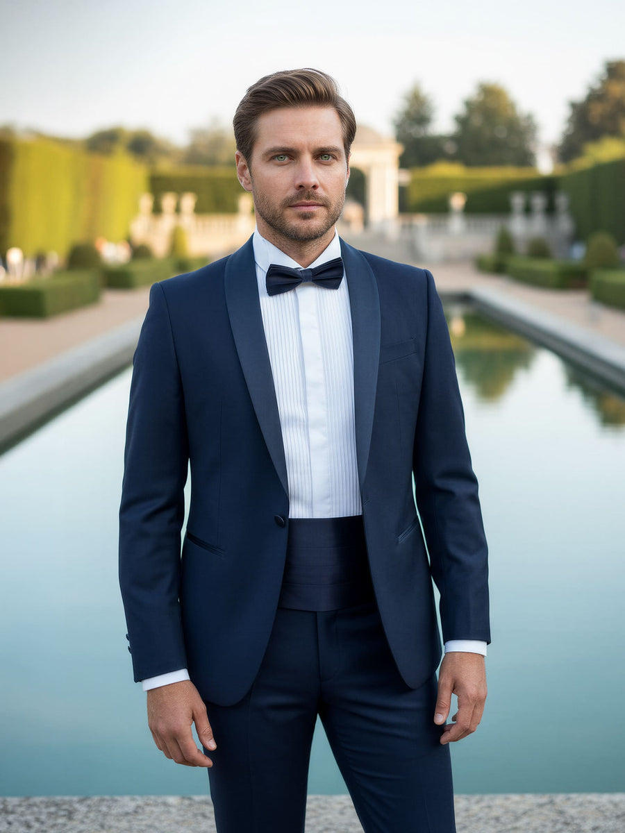 Principe – abito da cerimonia uomo blu navy Dea Fea