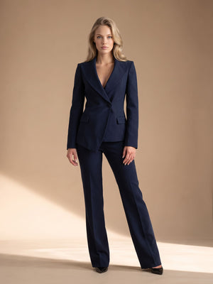 Tailleur Iperbolico – abito da cerimonia donna blu navy Dea Fea