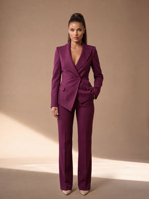 Tailleur Iperbolico – abito da cerimonia donna magenta Dea Fea