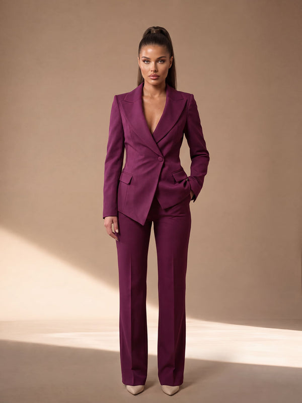 Tailleur Iperbolico – abito da cerimonia donna magenta Dea Fea