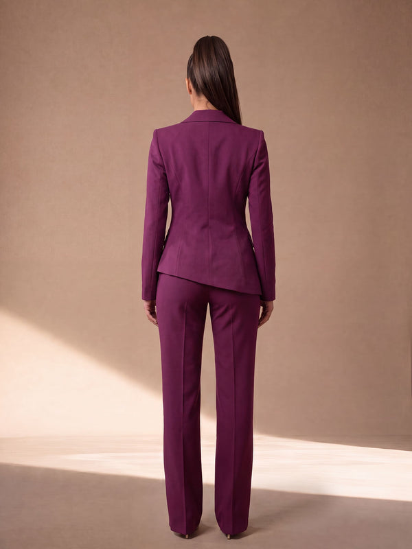 Tailleur Iperbolico – abito da cerimonia donna magenta Dea Fea